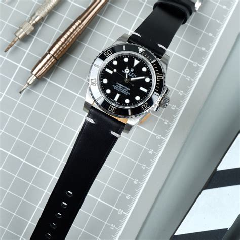 rolex submariner cordovan strap|rolex submariner bracelet.